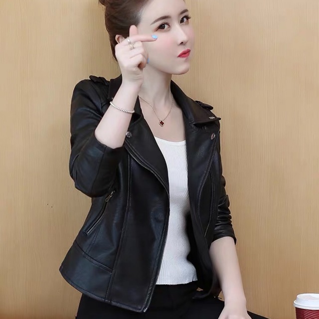 [ XẢ KHO 3 NGÀY ] Áo da nữ Quảng Châu bền đẹp bảo hành da 2 năm không bong tróc, mẫu mới nhất 2019 907 | BigBuy360 - bigbuy360.vn