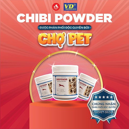 Bột khoáng Chibi Powder dinh dưỡng cho chó mèo