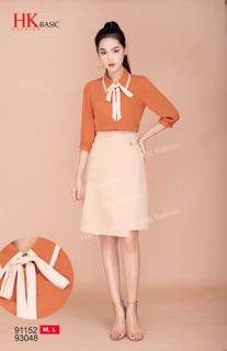 Chân váy A vạt lệch