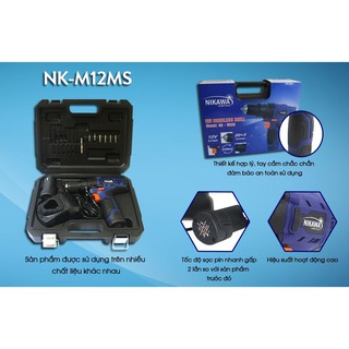 Máy khoan không dây Nikawa NK-M12s