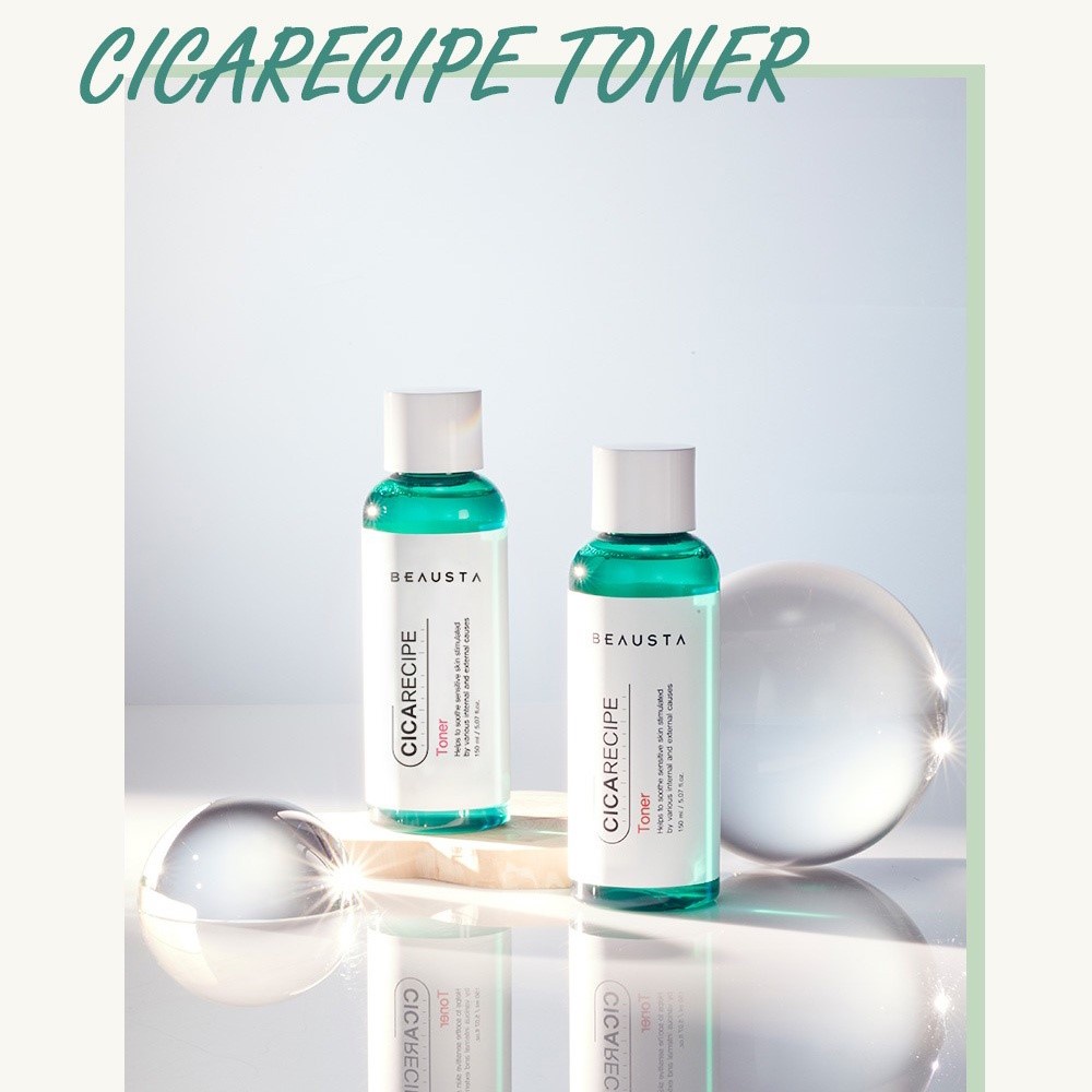 Nước hoa hồng chiết xuất rau má Beausta Cicarecipe Toner 150ml - WANYI VN