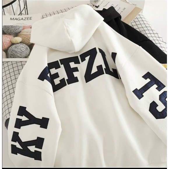 ÁO KHOÁC NỈ HOODIE ZIPPER DÂY KÉO NÓN 2 LỚP IN HOẠ TIẾT KY REFLZA TS SIÊU ĐẸP, MẪU MỚI HOT TREND 2022