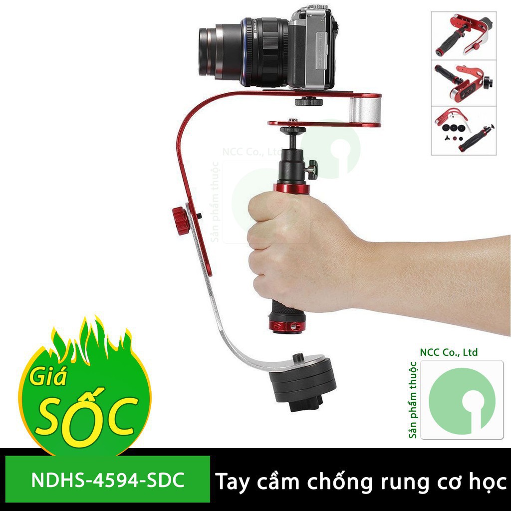 Tay Cầm Chống Rung Giá Rẻ - Stabilizer Steadicam Cho Máy ảnh, Điện Thoại ... (NDHS-4594-SDC) [ LKĐT 3 ]