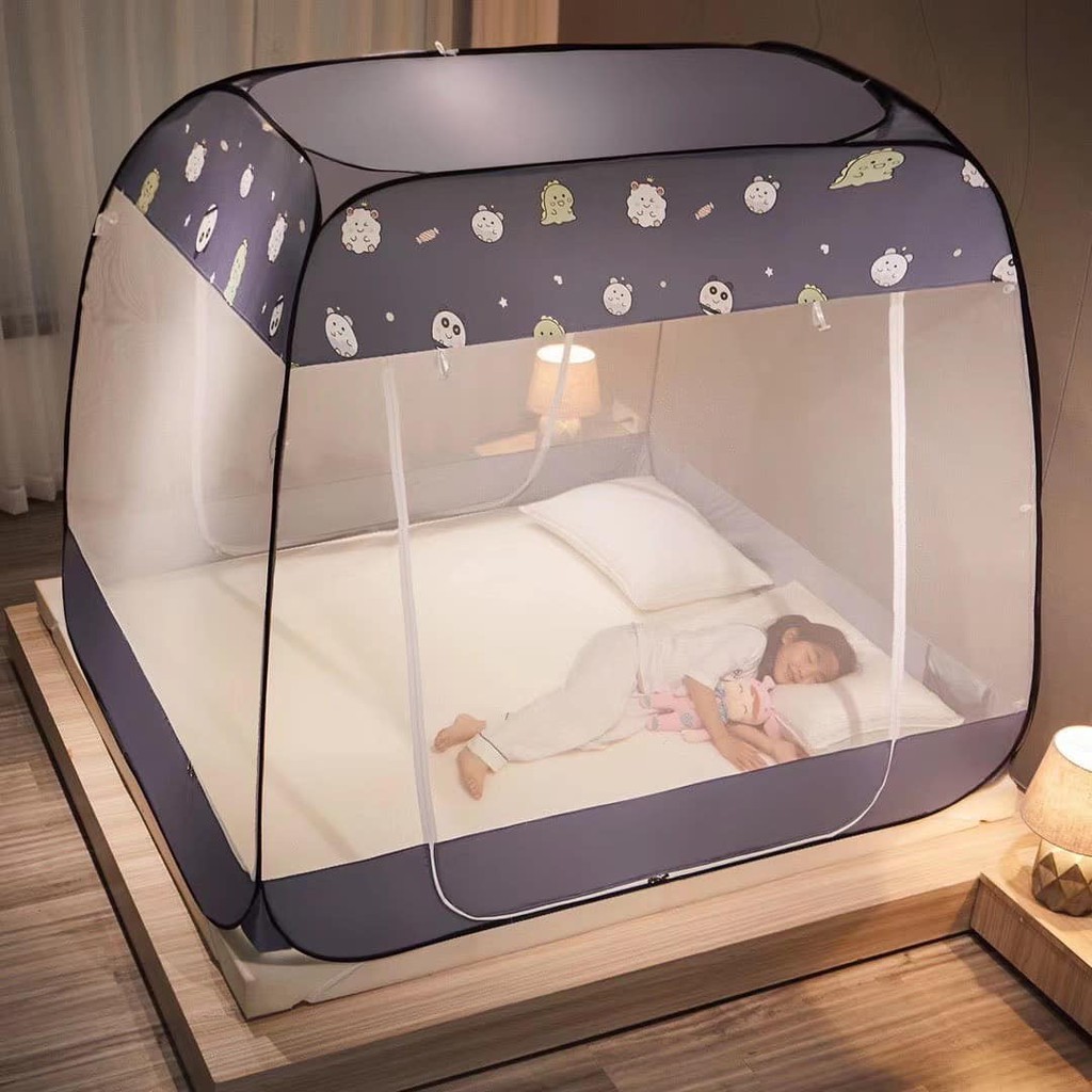 MÀN CHỤP TỰ BUNG NGƯỜI LỚN GẤP GỌN - HÀNG CAO CẤP BỀN ĐẸP ĐỦ SIZE PHÙ HỢP VỚI MỌI LOẠI GIƯỜNG NGỦ GIA ĐÌNH