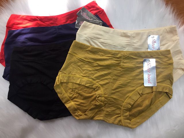 Quần lót nữ - quần lót cotton mềm thấm hút mồ hôi cạp rúm cao cấp