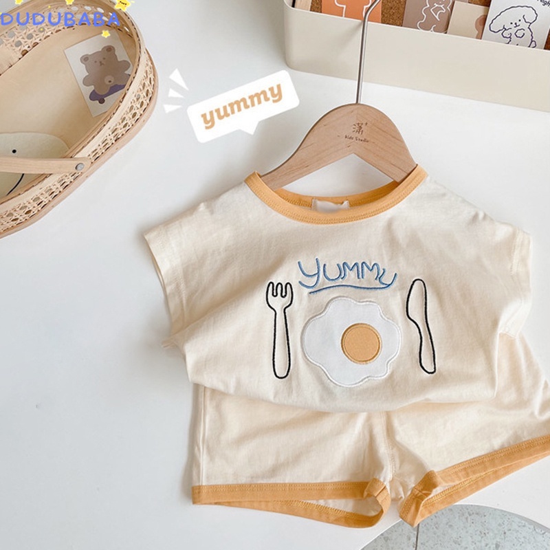 Set Áo Thun Sát Nách Và Quần Yếm Dáng Rộng Phong Cách Hàn Quốc Thời Trang Mùa Hè Cho Bé