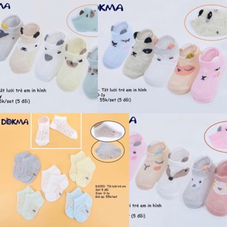 Tất lưới cho bé từ 0-1y Dokma
