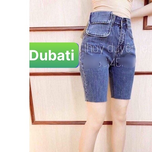 QUẦN SHORT SỌT JEAN LỬNG KIỂU NGỐ NỮ CHẤT BÒ XANH TÚI HỘP HÀN QUỐC LƯNG CAO NÂNG MÔNG-DB 206 -DUBATI FASHION