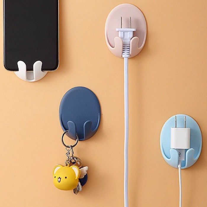 Móc Dán Tường Treo Đồ Siêu Chắc - Móc Dính Cường Lực Thần Thánh Siêu Dính Đa Năng (MOC01)