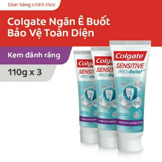 1 hộp kem đánh răng colgate ngăn ê buốt bảo vệ toàn diện Sensitive pro (110g)