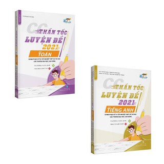 Sách - Combo CC Thần tốc luyện đề 2021 môn Toán - Tiếng Anh