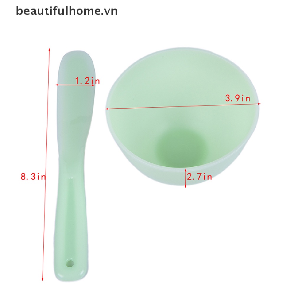 Bộ 2 Dụng Cụ Đắp Mặt Nạ Bằng Silicone Tiện Lợi
