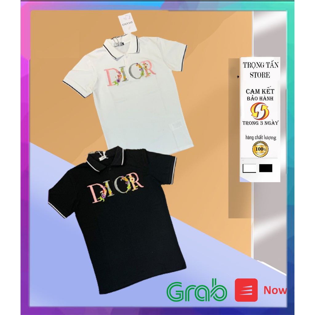 Áo Polo Nam, Áo Thun Nam Ngăn Tay Lỡ Có Cổ Thời Trang Cao Cấp in Hoa Tiết AC82 - TrongTanFashion