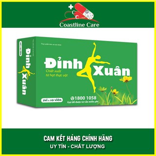 Đỉnh Xuân - Hỗ Trợ Sinh Lý Nữ và Tiền Mãn Kinh (Hộp 20 Viên)