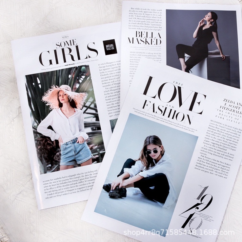 (RETRO_FASHION) CUỐN TẠP CHÍ / BÌA ẢNH thời trang nổi tiếng. Ảnh bìa tạp chí đẹp phụ kiện trang trí chụp ảnh sản phẩm