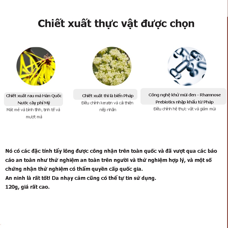 Kem Tẩy Lông Rnw Dịu Nhẹ Không Gây Kích Ứng Cho Vùng Da Dưới Cánh Tay Và Chân Cho Nam Nữ 120g