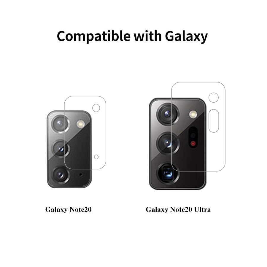 Kính Cường Lực Bảo Vệ Camera Cho Samsung Galaxy Note 20 S20 S21 Ultra S10 S9 Plus Note 9 8 A51 A71 A02S A32 M51