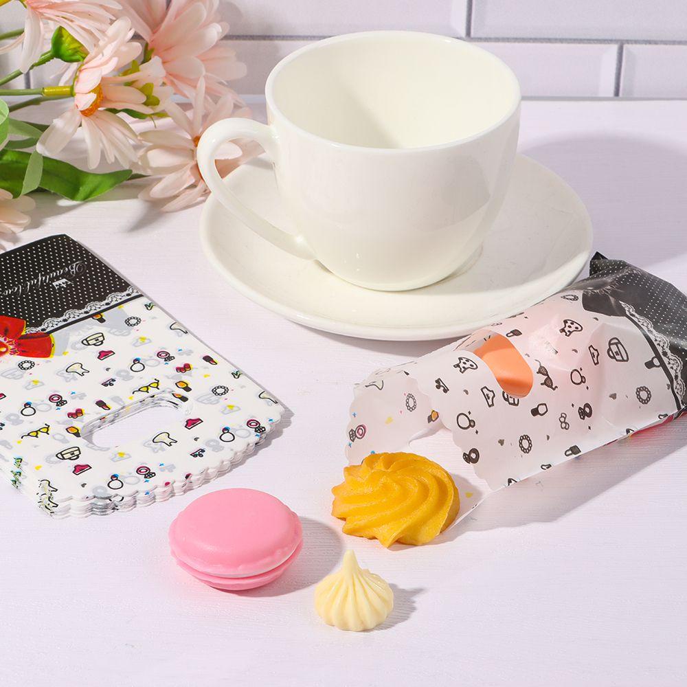 Set 50 Túi Nhựa Có Tay Cầm Thiết Kế Mới Đơn Giản Tiện Lợi Dễ Sử Dụng