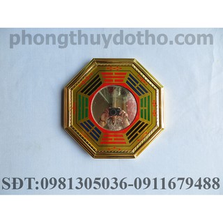 Gương bát quái cầu lồi F16cm - đồ phong thủy, đồ trấn trạch