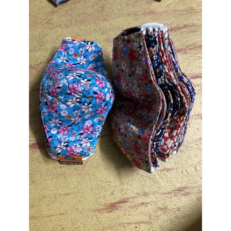 Khẩu trang 2 mặt vải dày, thoáng
