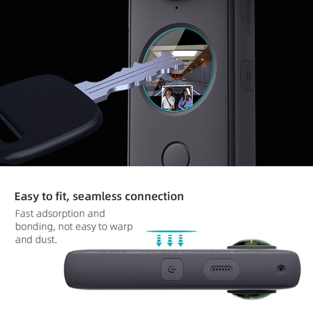 BEBETTERM 2 Bộ Film Dán Bảo Vệ Màn Hình Chống Trầy Chất Lượng Cao Cho Insta360 ONE X2