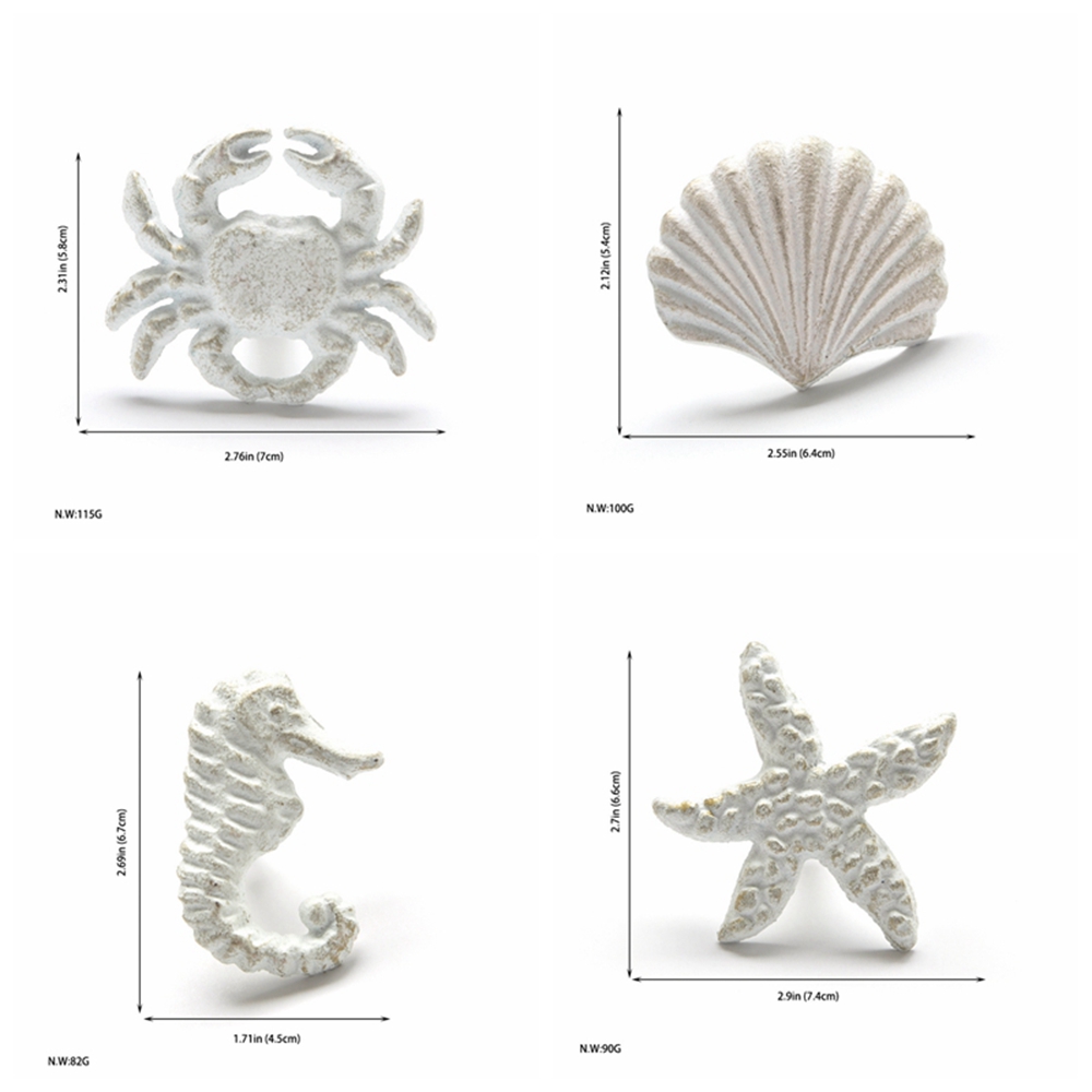 Tay Nắm Cửa Hình Sao Biển Bằng Kim Loại