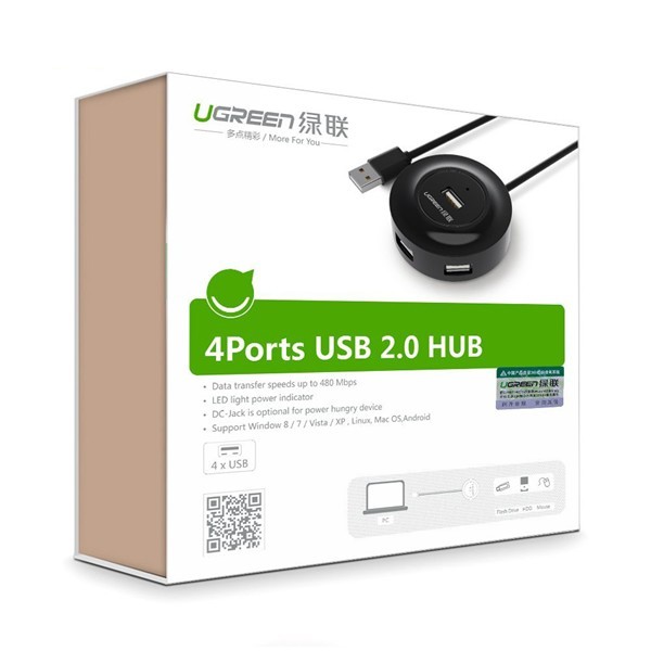 Bộ chia USB 4 cổng UGREEN 20277