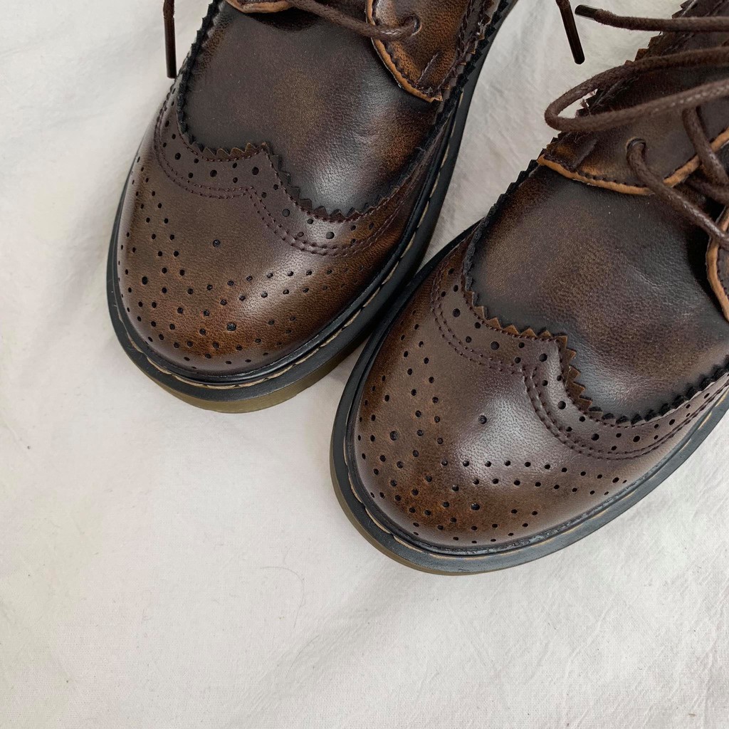 Giày da vintage viền răng cưa ( tặng vớ 🧦) sẵn 39 | BigBuy360 - bigbuy360.vn
