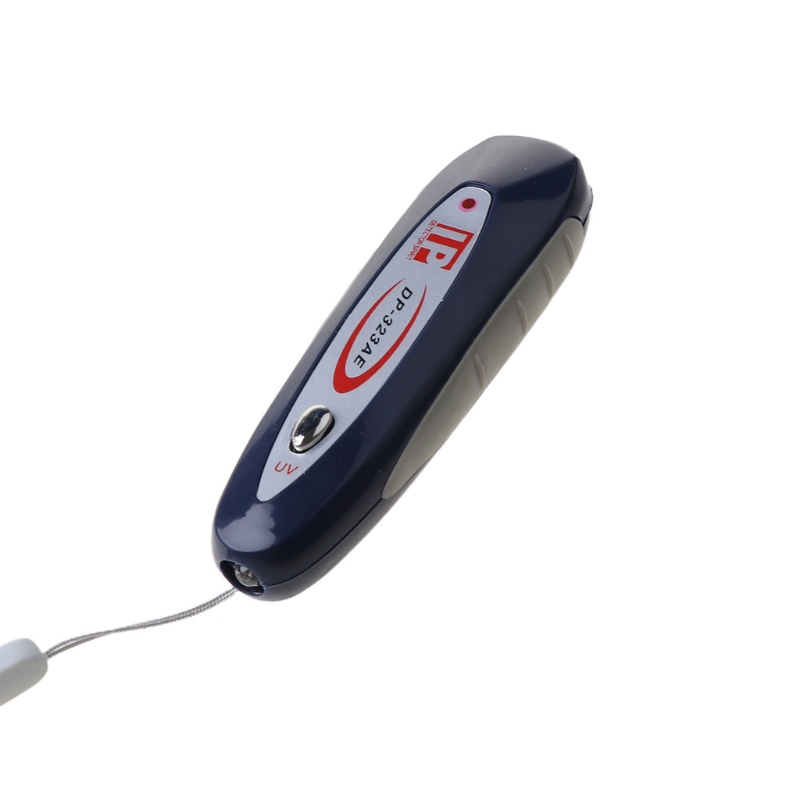 Móc Khóa Kiêm Máy Dò Tiền Mini 2 Trong 1 Bằng Tia UV