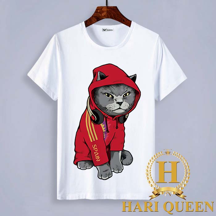 [RẺ VÔ ĐỊCH] Áo phông in hình chó và mèo các mẫu siêu hot - Áo Thun Nam Nữ Unisex Freesize Form 55kg