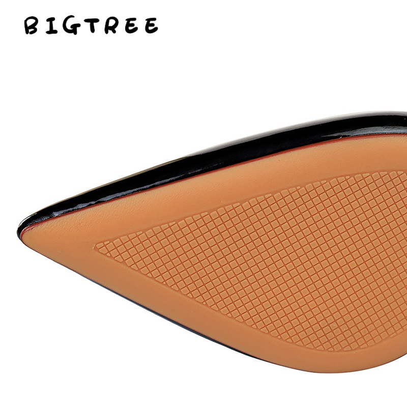 Giày cao gót 9.5cm BigTree 869-5 da bóng mũi nhọn miệng nông quai hậu