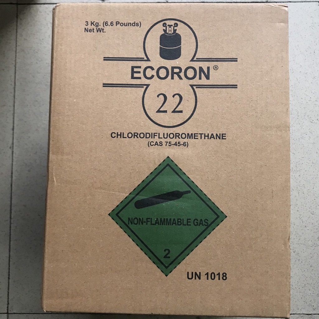 Gas lạnh R22 Ecoron ( 3.0 Kg/ bình )[Rẻ vô địch] [Ảnh thật]