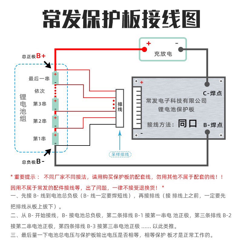 Bảng mạch bảo vệ pin 3.2V BMS 16S 20S chính hãng