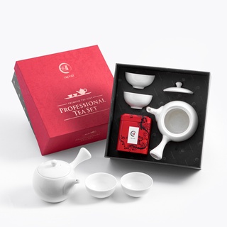 TRÀ VIỆT Hộp Quà Tặng Cát Tường Đối Ẩm Sứ Cao Cấp