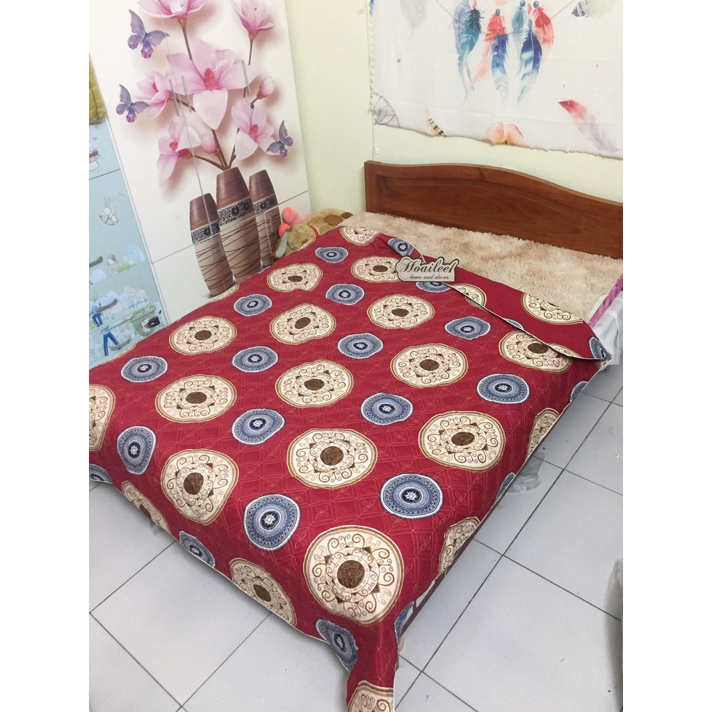 Vỏ Chăn Trần Bông Có Khoá Kéo Lồng Được Ruột Đủ Mẫu - Kích Thước : 1,9m x 2m và 2mx2m2