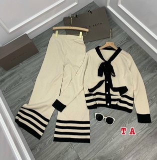 Set len mongtoghi cổ nơ đen