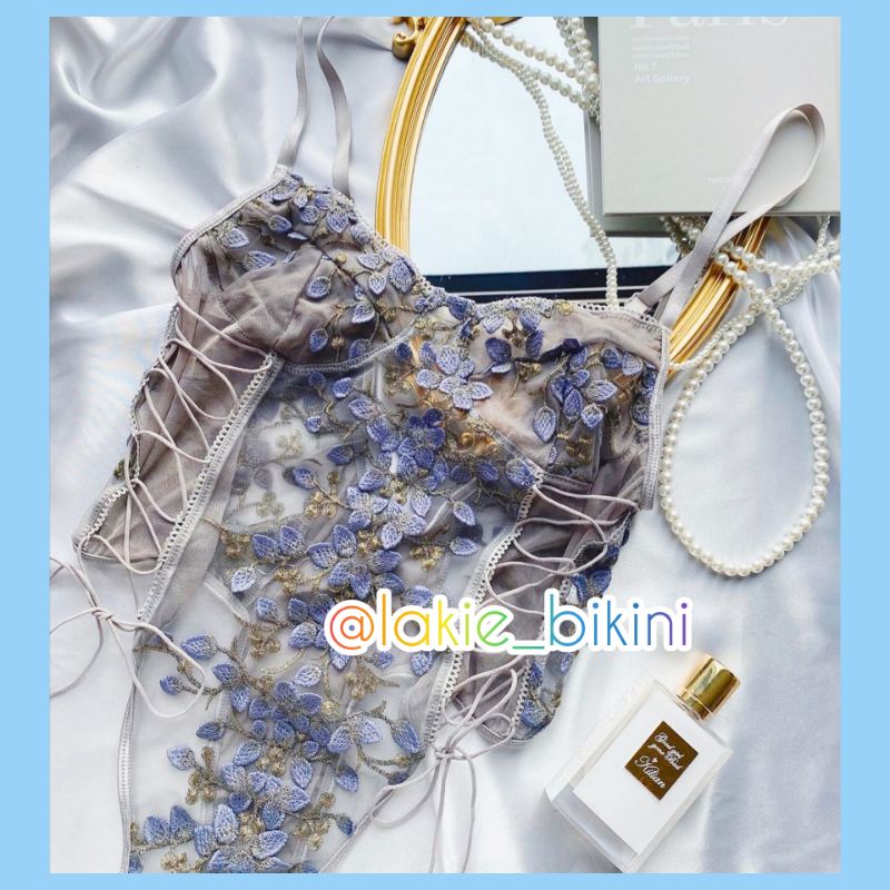 Lakie_bikini: Đồ Lót/ Đồ Ngủ Ren Sexy Kèm Kẹp Tất Ren Sexy Có Gọng, Sexy Lacey Underwear