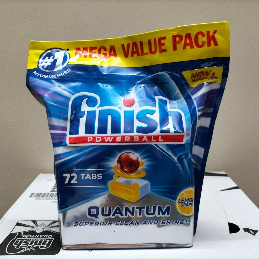 Combo VIÊN RỬA BÁT FINISH QUANTUM 50 VIÊN + Tặng viên Finish dùng thử