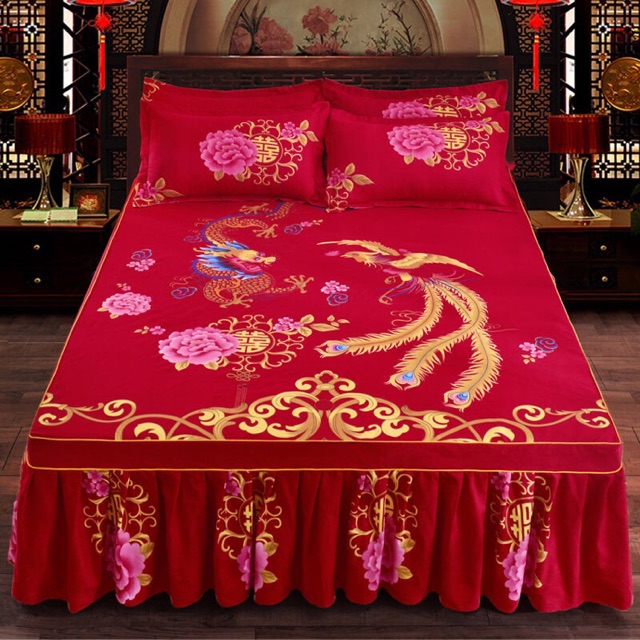Ga phủ giường kèm vỏ gối
