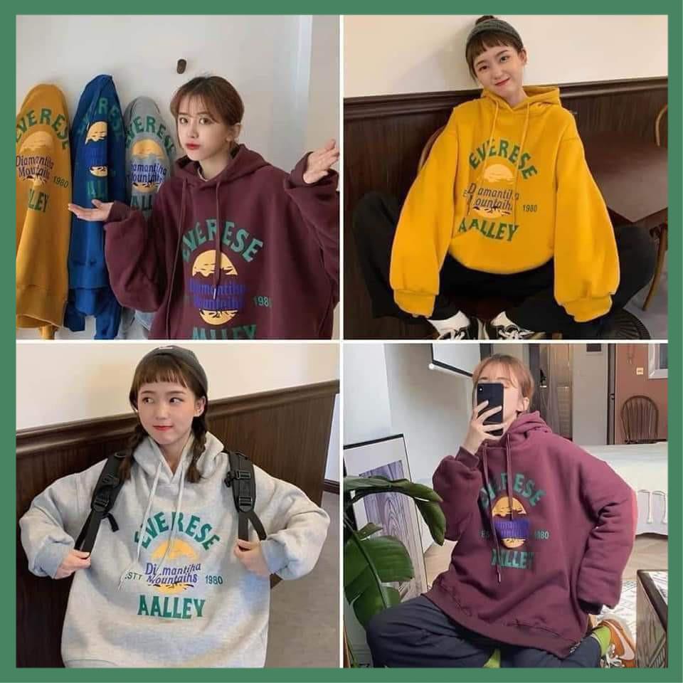 Áo Hoodie Nỉ Bông Dày Dặn Nam Nữ Unisex Form Rộng Everese Aalley - La mode | BigBuy360 - bigbuy360.vn
