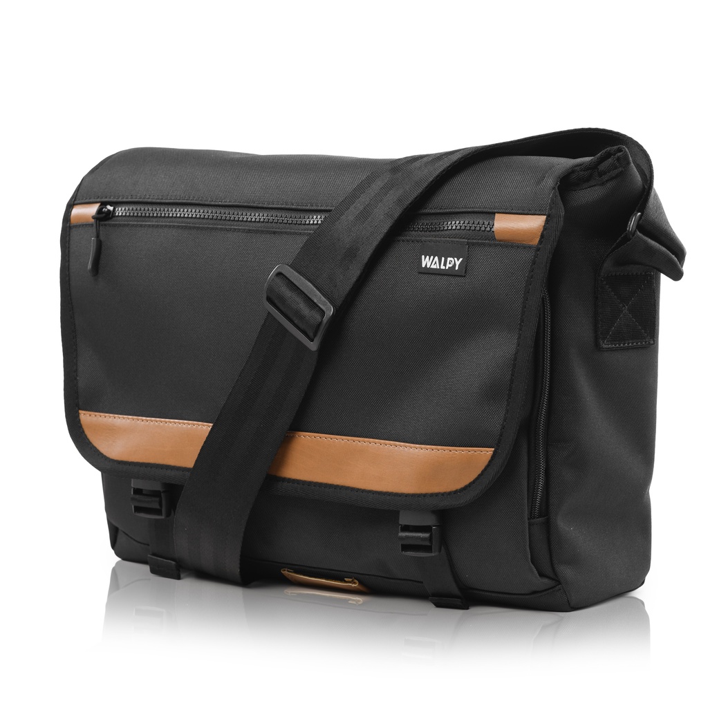 🔥[FREESHIP]🔥TÚI ĐEO CHÉO MESSENGER UNISEX CAO CẤP VĂN PHÒNG ĐỰNG LAPTOP CHỐNG NƯỚC CHÍNH HÃNG WALPY M16 MESSENGER | BigBuy360 - bigbuy360.vn