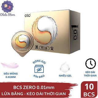 Bao cao su OLO 001 Lửa Băng, Kéo Dài Thời Gian Hộp 10 Cái - Làm cuộc vui nồng nàn từng giây phút.