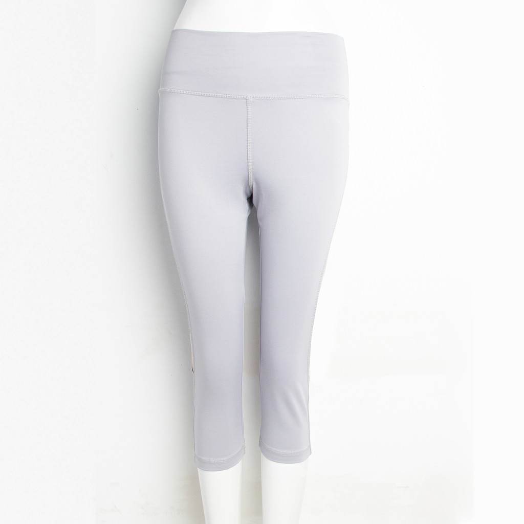 Quần tập yoga gym legging lửng phối lưới nữ siêu nâng mông Simple &amp; Basic co giãn 4 chiều ôm dáng thoáng mát