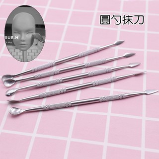 Đất sét siêu nhẹ bằng đất nung tượng nhỏ, tượng đất sét mềm, bay mặt, vữa, thìa đầu tròn, dao mắt