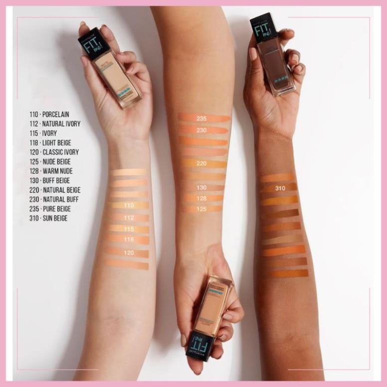 Kem Nền Kiềm Dầu, Cho Lớp Nền Mịn Lì Tự Nhiên Maybelline Fit Me Matte Poreless Foundation SPF22 30ml | BigBuy360 - bigbuy360.vn