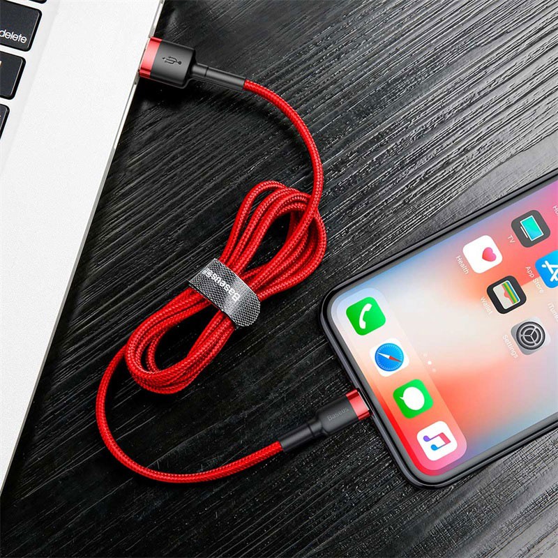 Cáp sạc và truyền dữ liệu Baseus cổng USB dành cho điện thoại iPhone