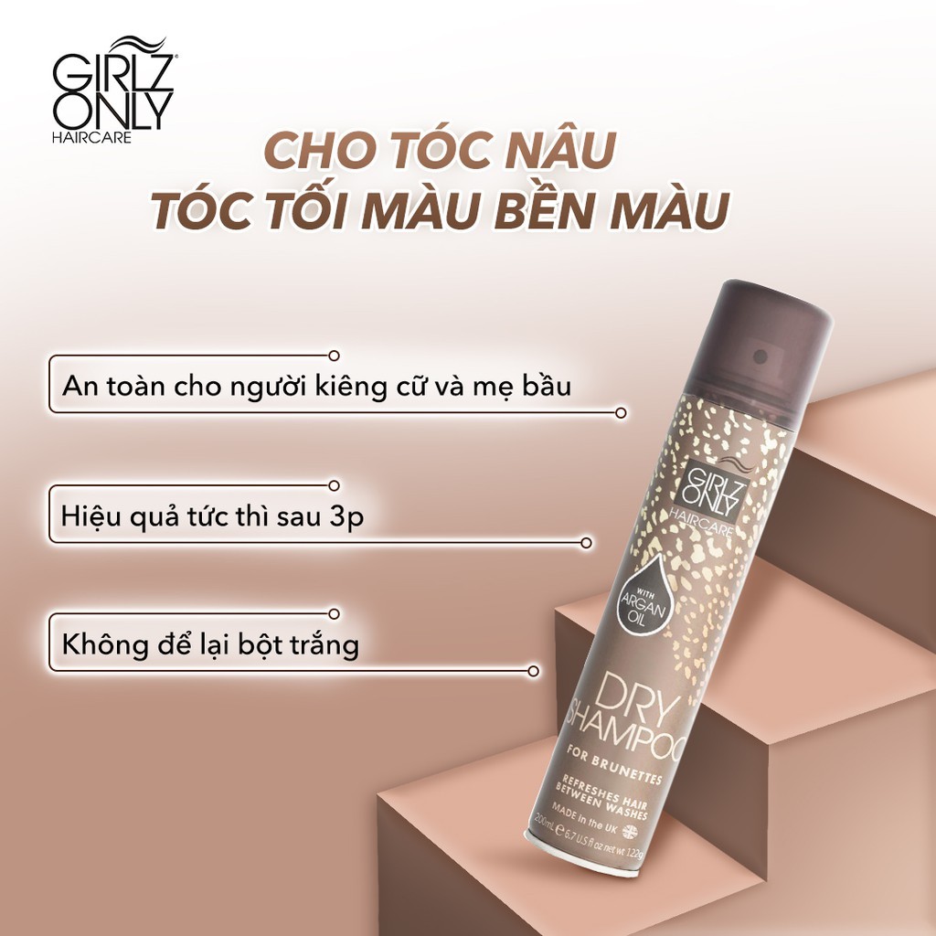 Dầu Gội Khô GIRLZ ONLY 💖 CHÍNH HÃNG 💖 Dầu Gội Khô Số 1 Anh Quốc | BigBuy360 - bigbuy360.vn