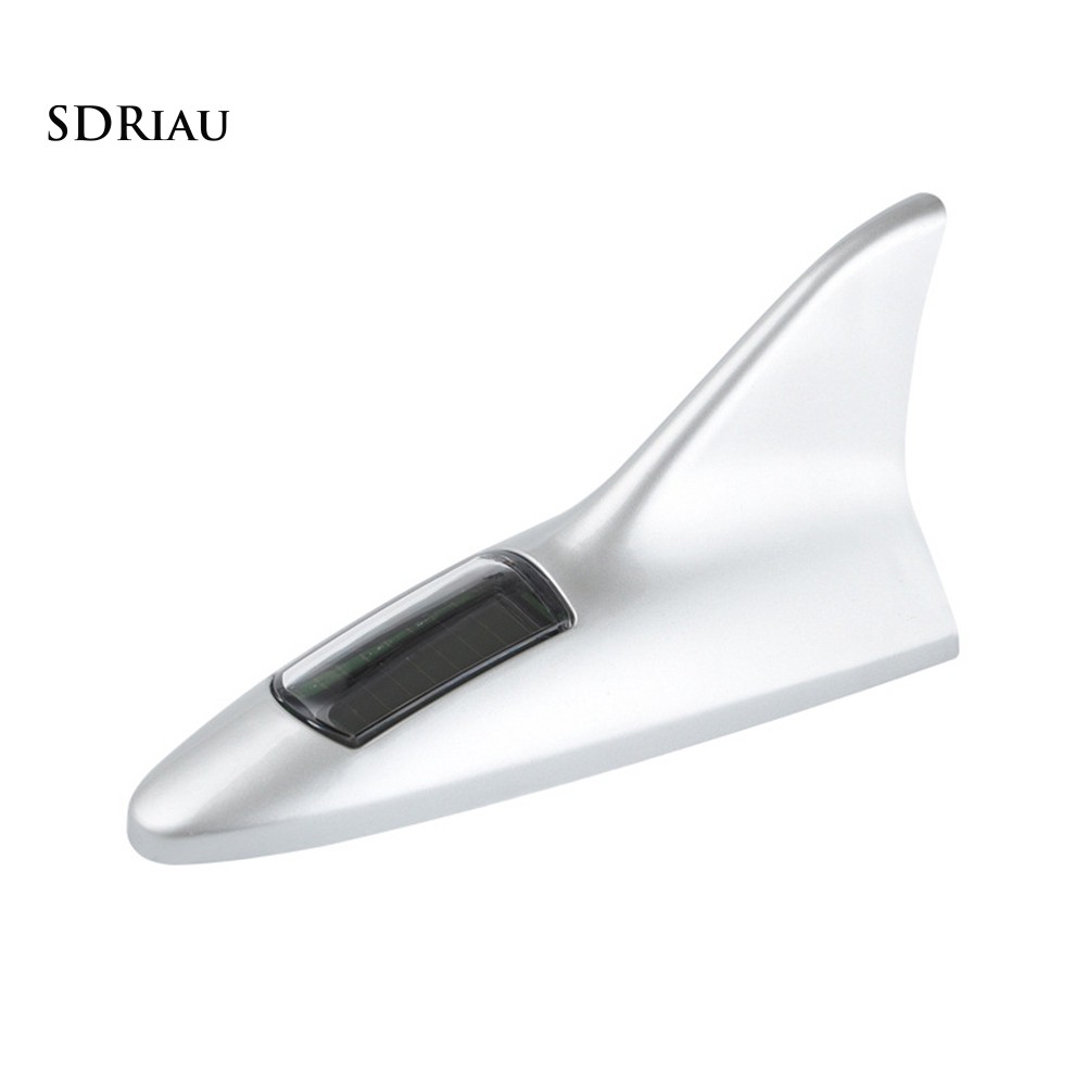 Shark Fin Solar Energy Powered Car Flash Strobe Light Emergency Warning Lamp