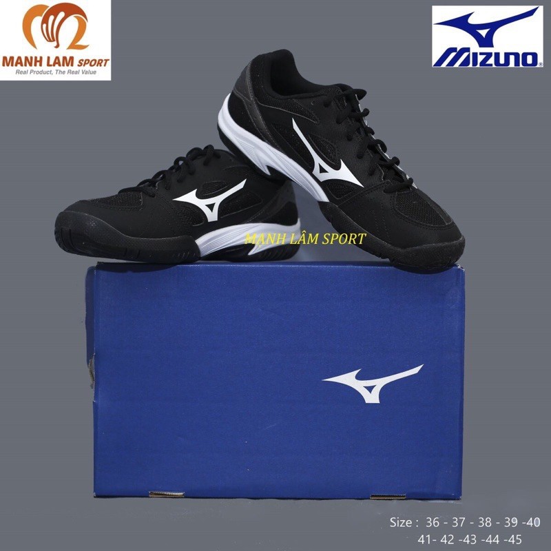 [Chính hãng]Giày cầu lông Mizuno Cyclone Speed 2 V1GA198006 Đen Trắng