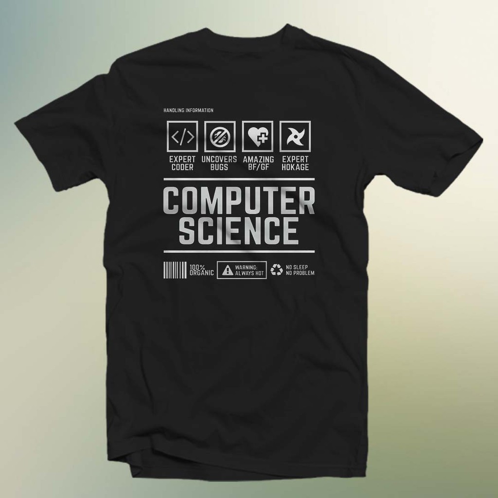 Áo phông in hình Computer Science Course T Shirt mẫu mới lạ